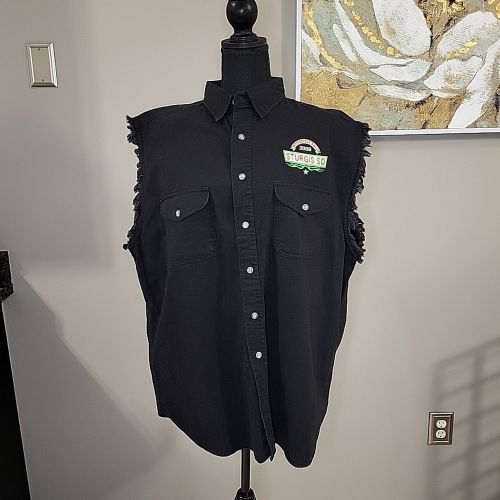 V-TWIN Sturgis‎ 2006 MOTORCYCLE RALLY South Dakota Sleeveless Shirt Size XL